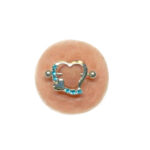 NIPPLE_ARROW HEART BLUE